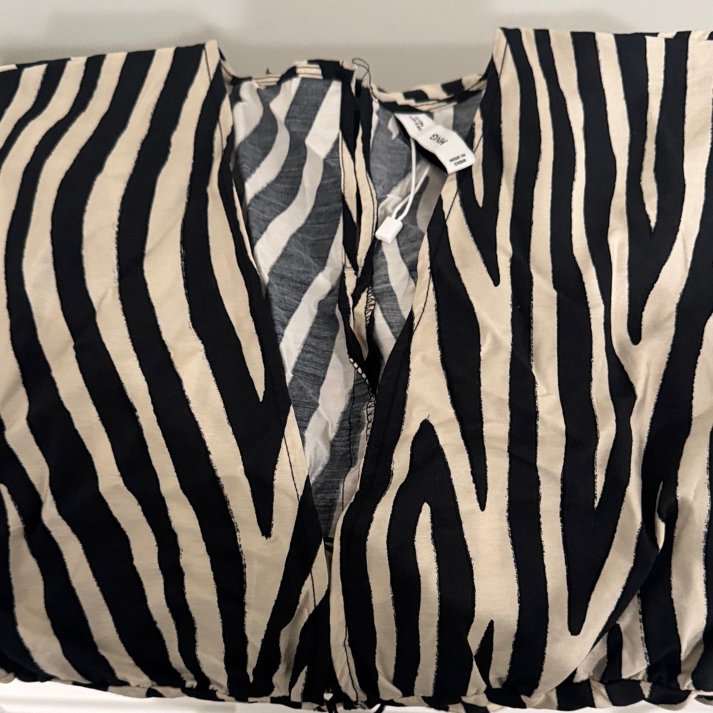 MANGO NEW Zebra Print elegant dress